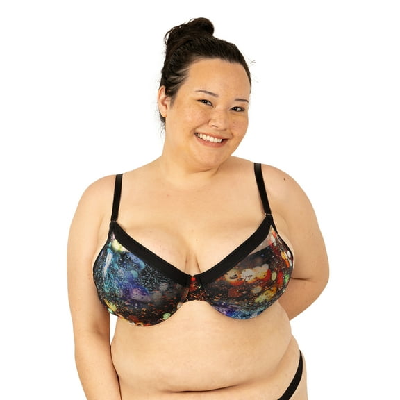 Parade Padded Mesh Demi Bra, Sizes XS to 3XL