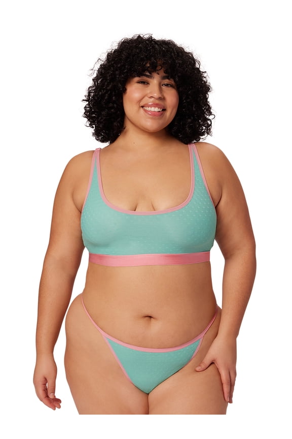 Scoop Mesh Bralette Set, Sizes XS to 3XL
