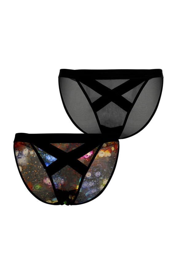 Silky Mesh Cheeky, 2-Pack, Sizes XS to 3XL