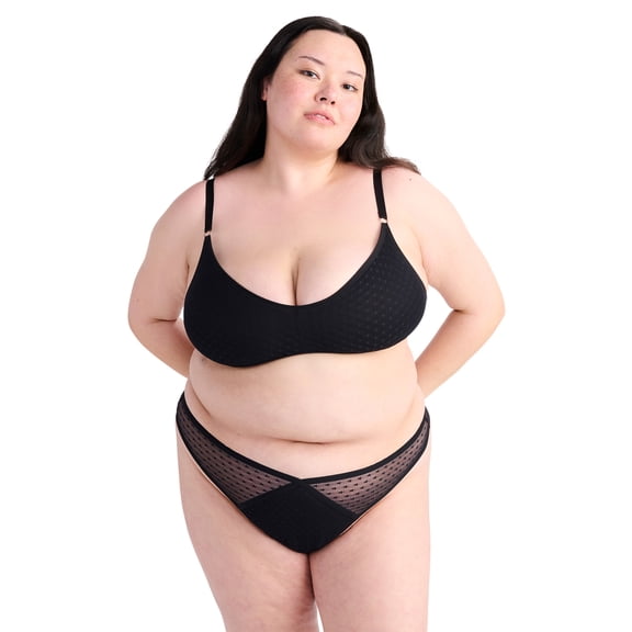 Parade Triangle Bralette and Thong Set, Sizes XS to 3XL