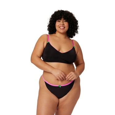 Parade Triangle Bralette and Thong Set, Sizes XS to 3XL