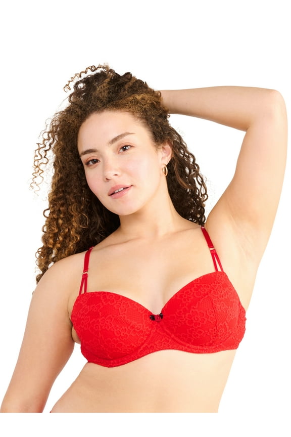 Women's Lace Pushup Bra, Sizes S-3XL