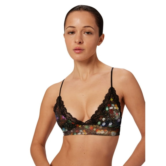 Parade Women's Mesh Lace Bralette, Sizes XS to 3XL