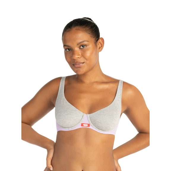 Parade Women's Modal and Mesh Scoop Unlined Underwire Bra, Sizes S - 3XL