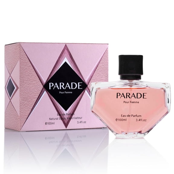 Parade for Women Eau de Parfum – Amber Floral Scent with Pear, Vanilla, Musk – Vegan – 100ml Bottle