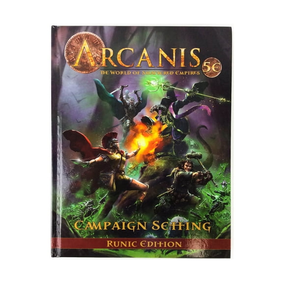 Paradigm Concepts Arcanis - The World of Shattered Empires Campaign Setting (Runic Edition) New