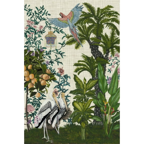 Art.com Paradis Chinoiserie II Art Print by Naomi McCavitt, 24" x 36"
