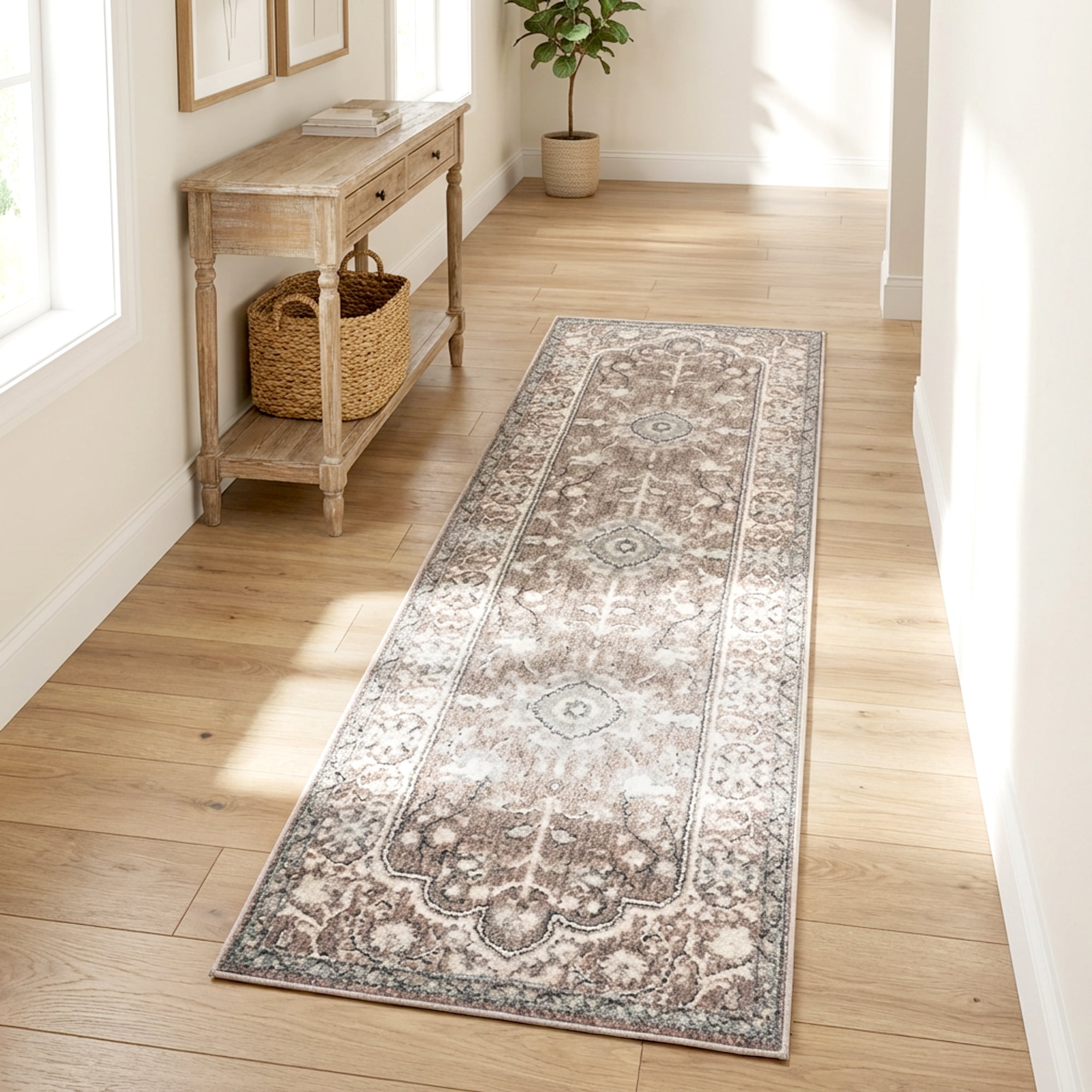 Paradis Orbis Traditional Oriental Rust Area Rug, 2x8