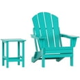 thumbnail image 1 of Paradise 2-Piece Set Classic Folding Adirondack Chair with Outdoor Side Table, 1 of 8