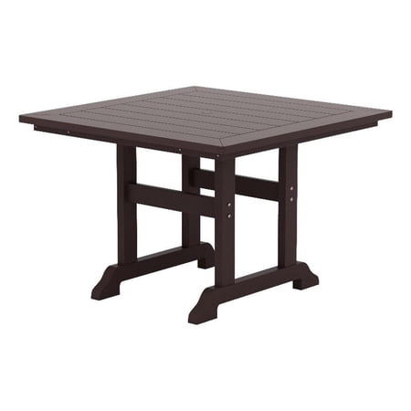 Paradise 43" Square HDPE Plastic Dining Table