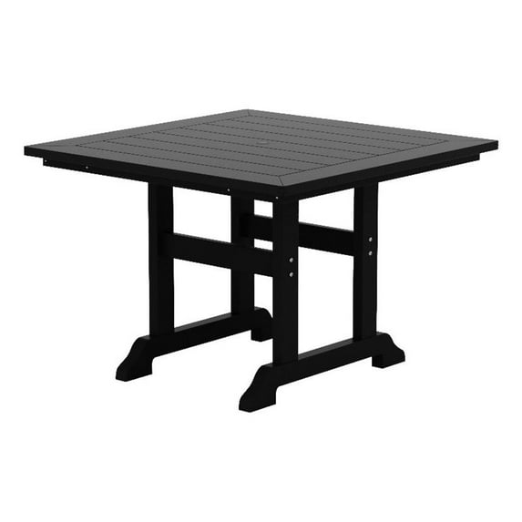 Paradise 43" Square HDPE Plastic Dining Table