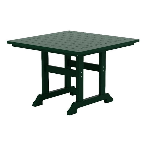 Paradise 43" Square HDPE Plastic Dining Table