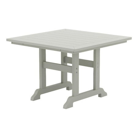 Paradise 43" Square HDPE Plastic Dining Table