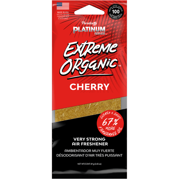 Paradise Air Extreme Organic Under Seat Air Freshener Cherry 10 Unit Tray