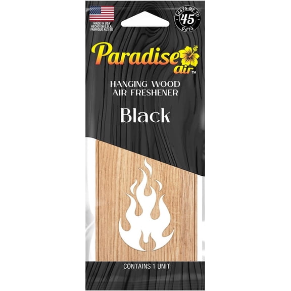 Paradise Air Hanging Wood Black Fragrance 40 Unit Master Case