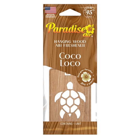 Paradise Air Hanging Wood Coco Loco Fragrance 40 Unit Master Case