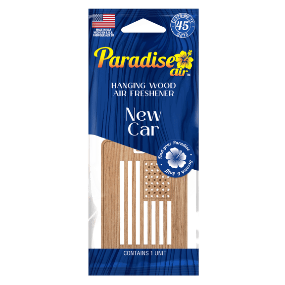 Paradise Air Hanging Wood New Car Fragrance 40 Unit Master Case