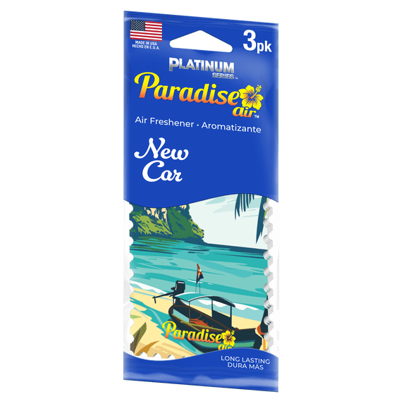 Paradise Air Platinum Series Hanging Paradise New Car (6 Packs with 3 Units in Each Pack)