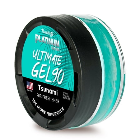 Paradise Air Platinum Series Ultimate Gel 90 Air Freshener, Net Weight 30g, Tsunami