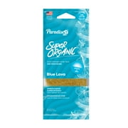 Paradise Air Super Organic Extra Strength Air Freshener, Under the Seat, in the Door Pocket, 1.62 oz, Blue Lava