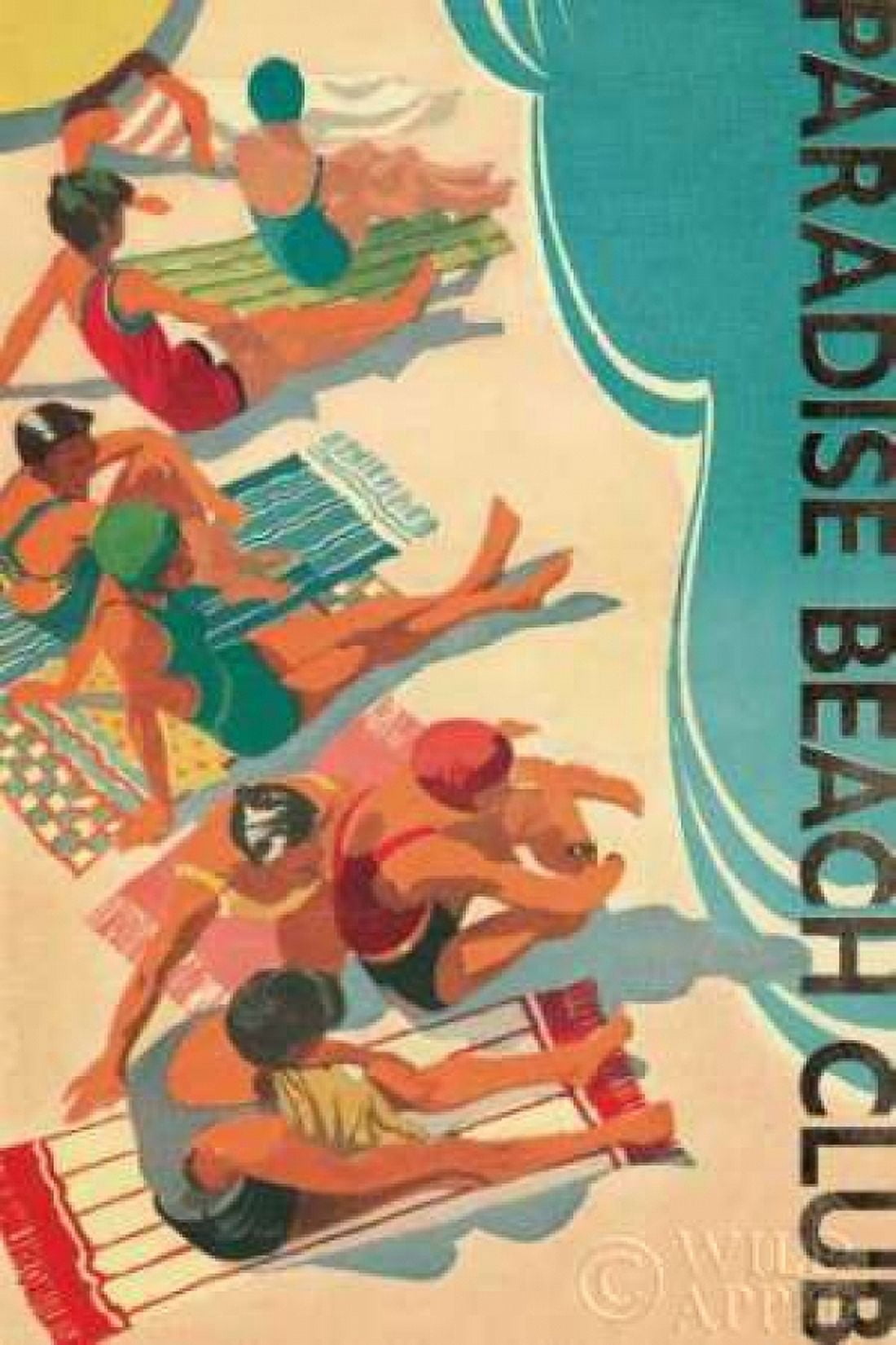 Paradise Beach Club Canvas Art - Wild Apple Portfolio (24 x 36)