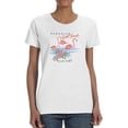 thumbnail image 1 of Paradise Beach Flamingos Shaped T-Shirt Women -Image by Shutterstock, Female Small, 1 of 4