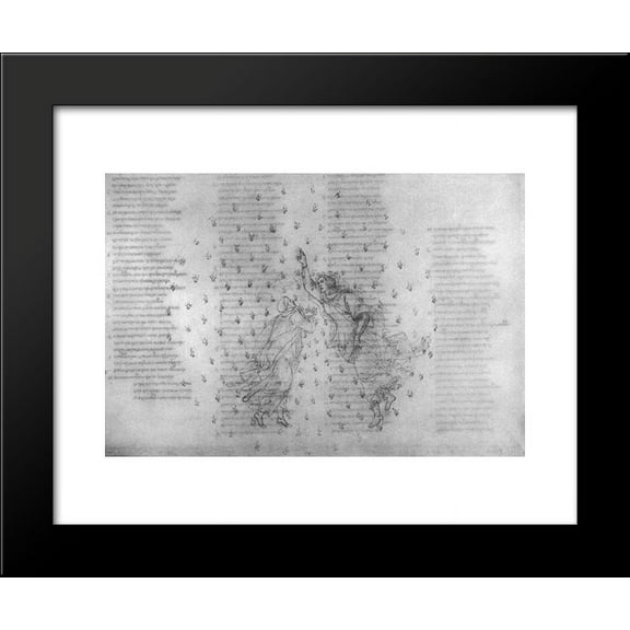 Paradise, Canto VI 20x24 Framed Art Print by Sandro Botticelli