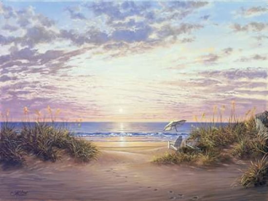 Paradise Dawn Canvas Art - Klaus Strubel (18 x 24)