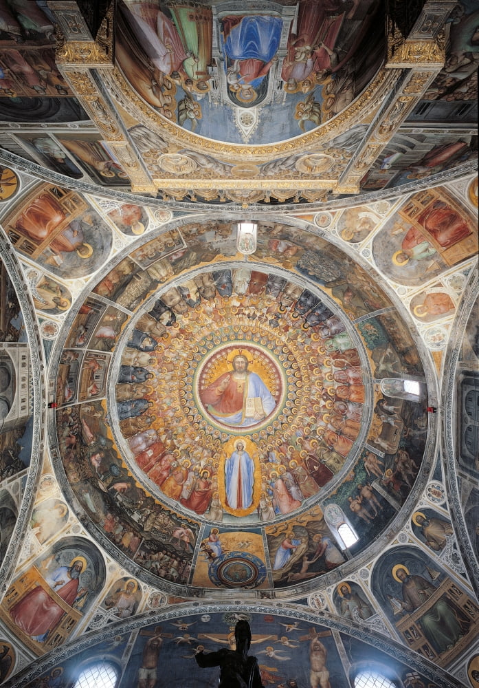 Paradise Domed Vault Of The Baptistery Canvas Art - (18 x 24)