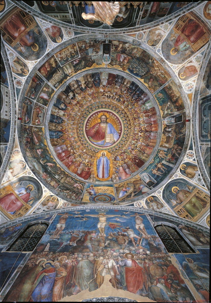 Paradise Domed Vault Of The Baptistery Canvas Art - (24 x 36)