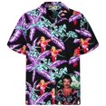 thumbnail image 1 of Paradise Found Mens Jungle Bird Tom Selleck Magnum PI Rayon Shirt (Jungle Bird Black, Small), 1 of 7