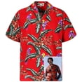 thumbnail image 1 of Paradise Found Mens Jungle Bird Tom Selleck Magnum PI Rayon Shirt (Red, 3X-Large), 1 of 7