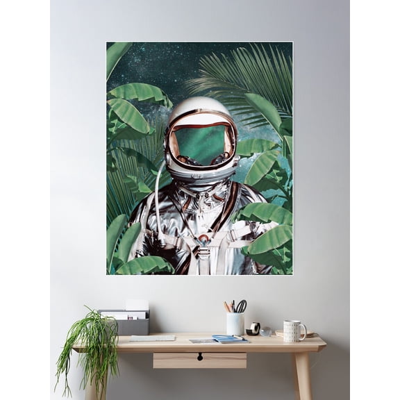 Paradise Found Poster Wall Art, Modern Wall Decor For Living Room Bedroom, 12x18 UNFRAMED