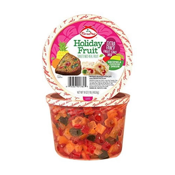 Paradise Fruit Extra Fancy Fruit Cake Mix, 16 Ounce - Walmart.com