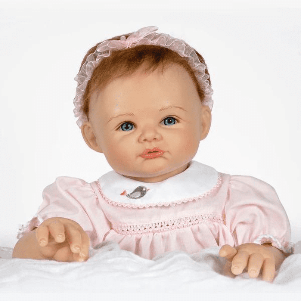 Paradise Galleries  Realistic Reborn Baby Doll, Jan Wright - Sculptor and Artist Designer Doll Collection,  22" Doll with 4 Piece Accessories, Special Birthday Gift, Ages 3+ - Baby Piper