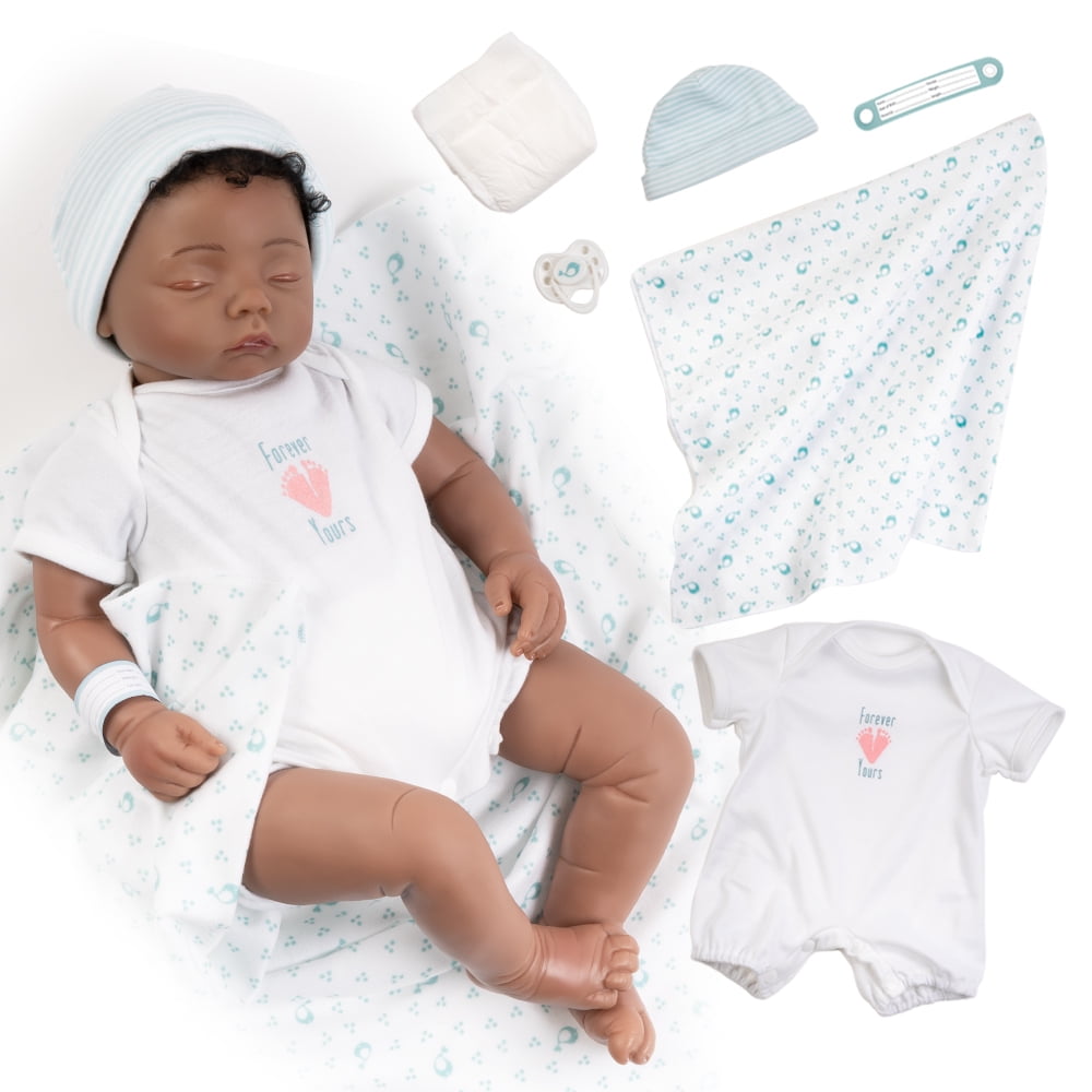 Angel's Embrace Realistic 18-inch Baby Doll with Blue Accessories