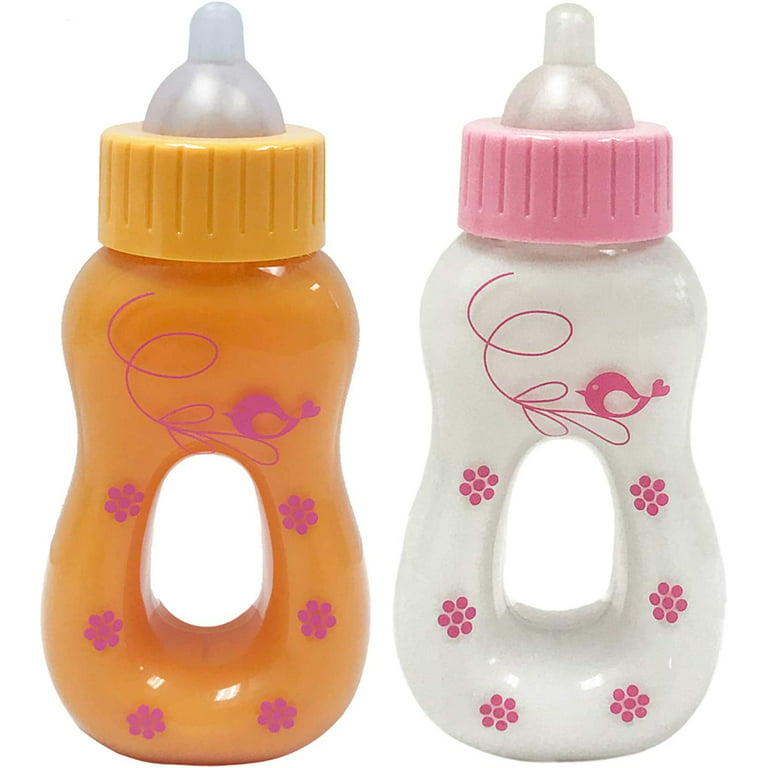 Magic Baby Bottles Disappearing Milk and Juice Bottle Set for Dolls – Best  Dolls For Kids
