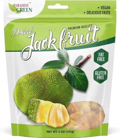 Paradise Green Dried Jackfruit 5oz x5 pack