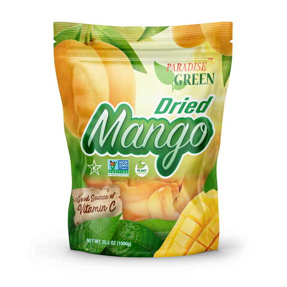 Paradise Green Premium Dried Mango, 35.2 oz