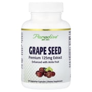 Paradise Herbs Grape Seed Extract , 90 Vegetarian Capsules