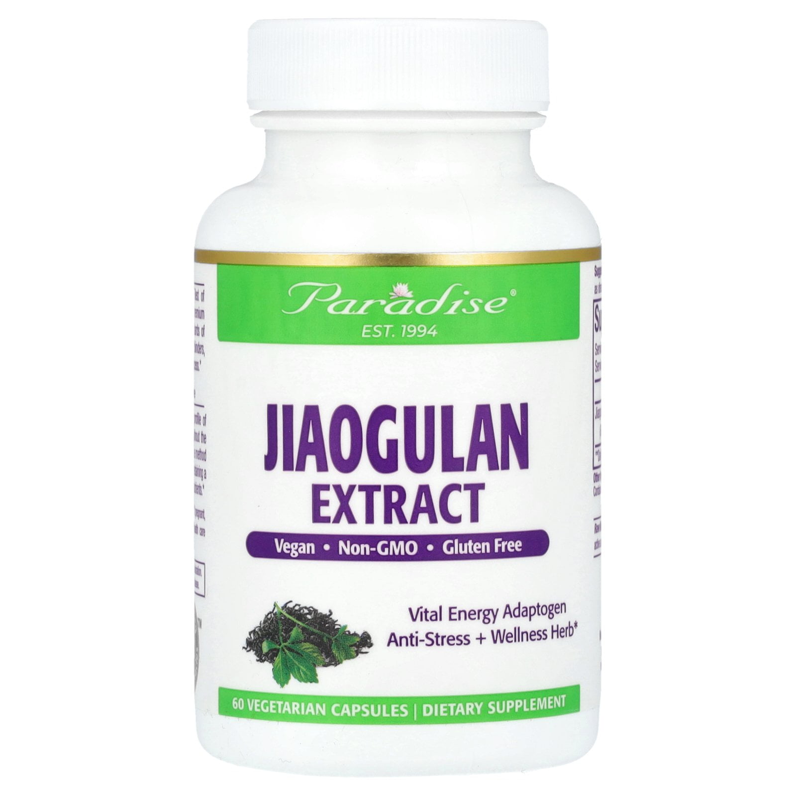 Organic Gynostemma (Jiaogulan) 20:1 Extract Powder | 10.58 Oz (300g) Pure Herbal Powder From South Korea