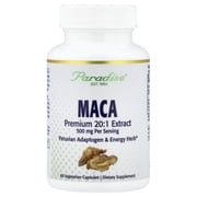 Paradise Herbs Maca, 60 Vegetarian Capsules 250 mg per Capsule