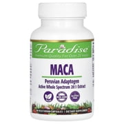 Paradise Herbs Maca, 60 Vegetarian Capsules 250 mg per Capsule