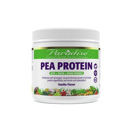 Paradise Herbs Organic Pea Protein Vanilla 15.52 oz Powder