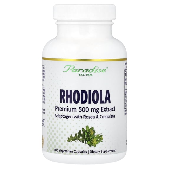 Paradise Herbs Rhodiola , 180 Vegetarian Capsules