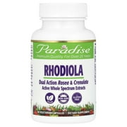 Paradise Herbs Rhodiola, 60 Vegetarian Capsules 500 mg per Capsule