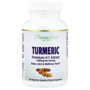 Paradise Herbs Turmeric, 180 Vegetarian Capsules 500 mg per Capsule