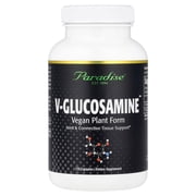 Paradise Herbs V-Glucosamine, Plant Based, 120 Vegetarian Capsules 750 mg per Capsule