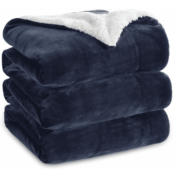 Paradise Home Fashion Sherpa Fleece Blanket for Adults, King Size - Thick, Warm, Fuzzy Plush