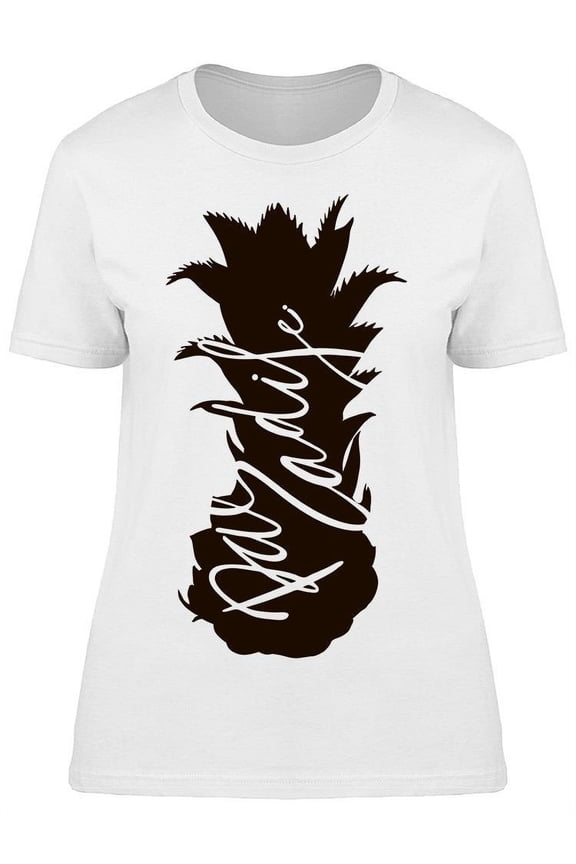 Paradise Lettering Pineapple Tee Women's -Image by Shutterstock